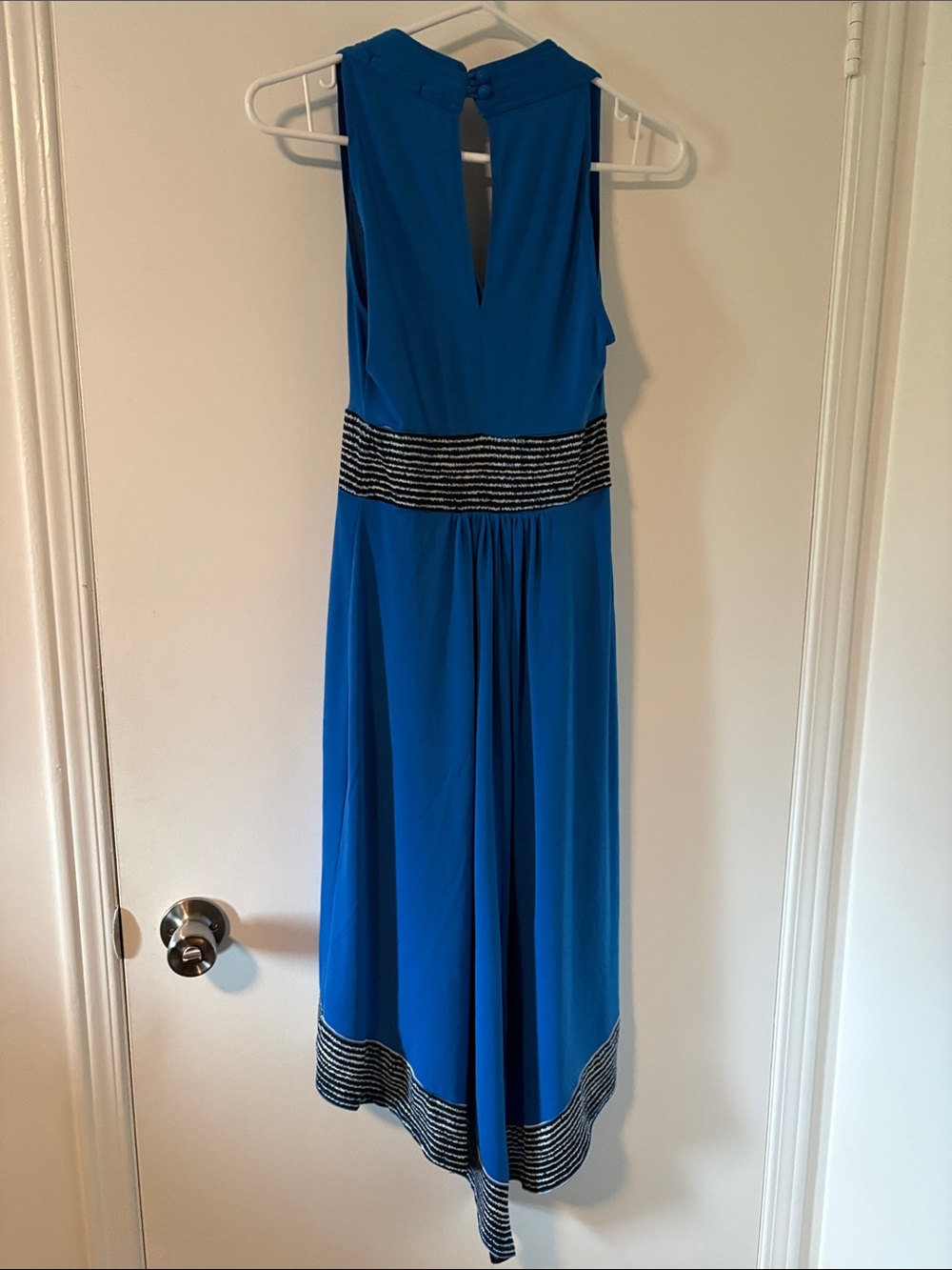 Blue High-Low Dress - Picture 6 of 7